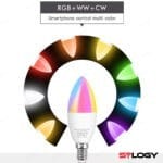 RGB Leuchtmittel | ZigBee | E14 – Bild 2